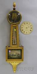 Mahogany Patent Timepiece or Banjo Clock