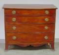 Federal Inlaid Cherry Bowfront FourDrawer Chest