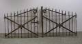 Wrought Iron TwoPart Garden Gate