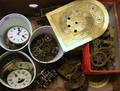 Box Lot of Clock Parts