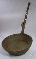 Longhandled Wrought Iron Frying Pan
