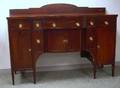 Federal Mahogany and Mahogany Veneer Swellfront Sideboard