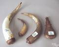 Three powder horns