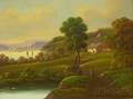 School of Thomas Chambers American 19th Century Hudson River View