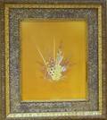 19th Century American Picture Frame with Floral Motif
