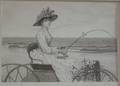 Charles Xavier Harris American b 1856 Woman Driving a Buggy