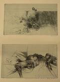 Robert A Birmelin American b 1933 Lot of Fifteen Etchings and Drawings