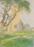 George Harvey BritishAmerican 18001878 The Parish Church of St John the Baptist Wickhamford Worcestershire England