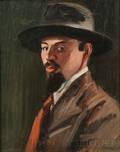 Clifford Hall British 19041973 Self Portrait