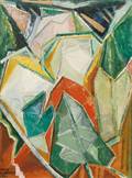 Hazel Burnham Slaughter American 18881979 Abstract Composition