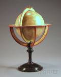 French 9inch Terrestrial Globe on Stand