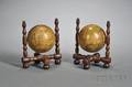 Pair of American Terrestrial and Celestial 3inch Table Globes