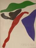 Raymond Parker American 19221990 Untitled Abstract Composition