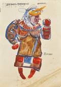 Nisson A Schifrin Russian 18921961 Study for a Costume Design