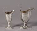 Two Silver Creamers