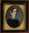 Pair of Portrait Miniatures and Three Related Daguerreotypes