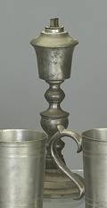 Pewter lamp