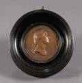 Bronze Medallion with Bust of George Washington