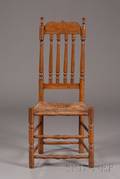 Maple and Ash Bannister Back Side Chair