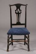 Blackpainted Side Chair