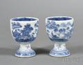 Two Canton Porcelain Egg Cups