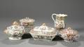 Five Chinese Export Porcelain Table Items