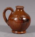 Small Redware Pottery Jug