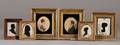 Four Framed Silhouettes and a Pair of Portrait Miniatures