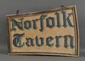 Painted Wooden Norfolk Tavern Sign