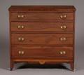 Federal Cherry Inlaid Chest of Drawers