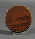 Papier Mache Snuff Box with Landing of Lafayette Engraving