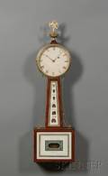 Federalstyle Mahogany Patent Timepiece or Banjo Clock