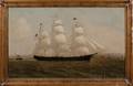 American School 19th Century Portrait of the American Ship SARAH NEWMAN