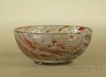French Iridescent Decorated Colorless Glass Bowl