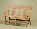 American Classical Miniature Faux Maple Grained Bench