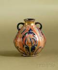 Miniature Moorcroft Alhambra Design Twohandled Vase