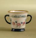 Moorcroft Twohandled Christmas Greetings Cup