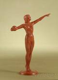 Goebel Terracotta Figure of a Volleyball Girl
