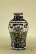 Rozenburg Hand Painted Earthenware High Shouldered Baluster Vase