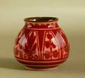 Pilkingtons Royal Lancastrian Red Ground Vase