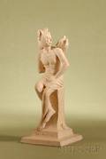 Rare and Unusual Doulton Lambeth Terracotta Figure The Jester