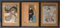 Three Japanese Woodblock Prints