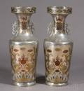 Pair of Iron Vases