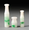 Three Jade Plume Holders