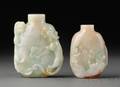 Two Jade Snuff Bottles