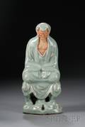 Stoneware Figure of Boddhiharma