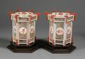 Pair of Porcelain Lanterns