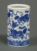 Porcelain Brush Pot