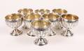 8 Hamilton Weighted Sterling Sherbert Dishes