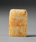 Rectangular Jade Plaque